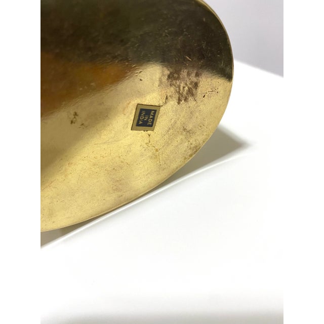 Metal 1960s Brass Tobacco Jar – Vintage Lidded Brass Container For Sale - Image 7 of 8