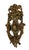 Gold Antique Original Patina Ornate Door Knocker For Sale - Image 8 of 9