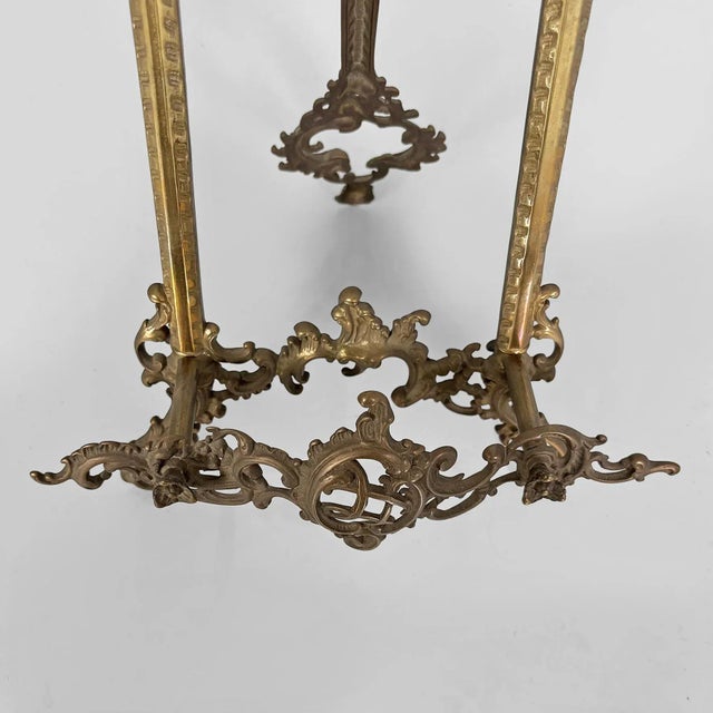 Italian Baroque-Style Bronze Table Bookstand, 1950s For Sale - Image 15 of 18