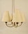 White Globe Lamp in Brass by J.T. Kalmar, 1950s For Sale - Image 8 of 18