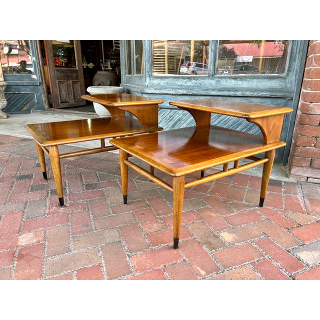 1960s 60s Vintage Mid Century Modern Andre Bus for Lane Acclaim Two