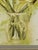 Cheri Blum 'Vase of Day Lilies Ii" Custom Framed Botanical Print by Decorative Arts, Inc. For Sale - Image 4 of 11
