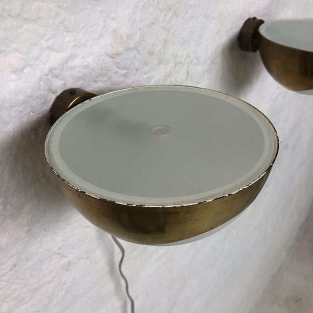 Wall Lights in the style of Stilnovo Italia, 1950s, Set of 2 For Sale - Image 5 of 9