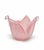 Italian Vintage Italian Murano Pink & Clear Cased Art Glass Sculptural Bowl For Sale - Image 3 of 6