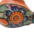 Handpainted Mexican Folk Art Terra Cotta Fish – Vintage Colorful Pottery Sculpture For Sale - Image 9 of 11