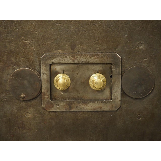 Antique Bauche Incombustible Cast Iron Safe From Northeastern France, Circa 1870 For Sale - Image 9 of 14