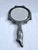 Antique Art Nouveau Silver Hand Mirror/Dark and Moody Vibe. For Sale - Image 6 of 11