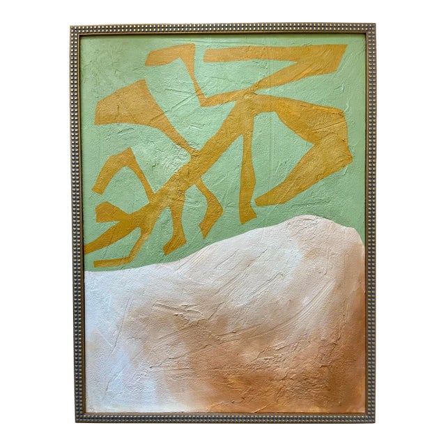 2024 "Dalì" Abstract Botanical Painting on Canvas by Artist r.k. Red For Sale