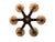 A beautiful example of Art Deco design, this 6-light chandelier stands out with its bold, tiered geometric frame. What...