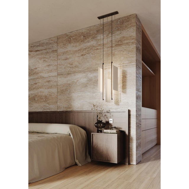 Modern Ceiling Pendant Light Led Panel Lamp Anisotropy, Medium For Sale - Image 10 of 10