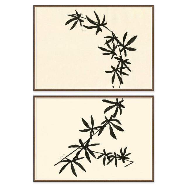 Hable Maypop I and II by Susan Hable For Sale - Image 4 of 4