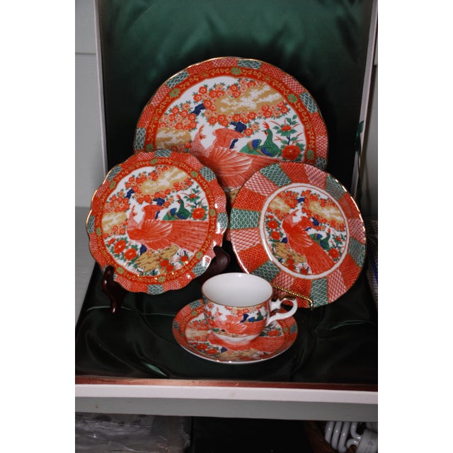 Late 20th Century Arita Imari Dinnerware Set 40 Pieces Chairish