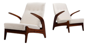Rastad and Relling Low Back Lounge Chairs Gimson and Slater Norway 1960, Set of 2