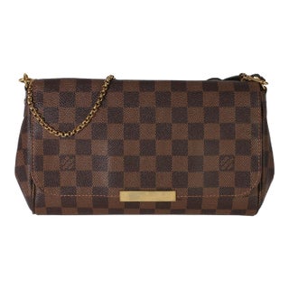 Damier Ebene Canvas Favorite MM For Sale