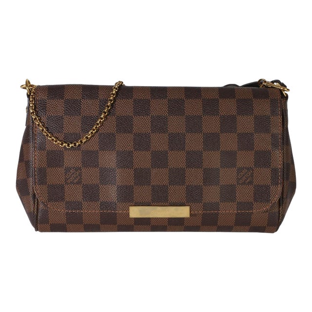 Damier Ebene Canvas Favorite MM For Sale
