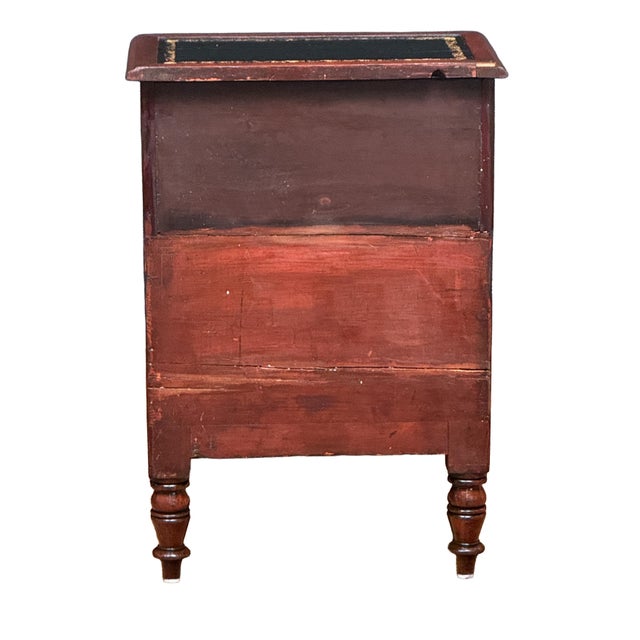 Library Stair Steps of Mahogany and Leather in the Regency Style From England For Sale - Image 9 of 9