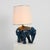 Hollywood Regency Blue Elephant Ceramic Table Lamp, Belgium, 1970s For Sale - Image 12 of 12