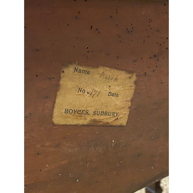Brown Circa 1820 English 2 Drawer Table For Sale - Image 8 of 13