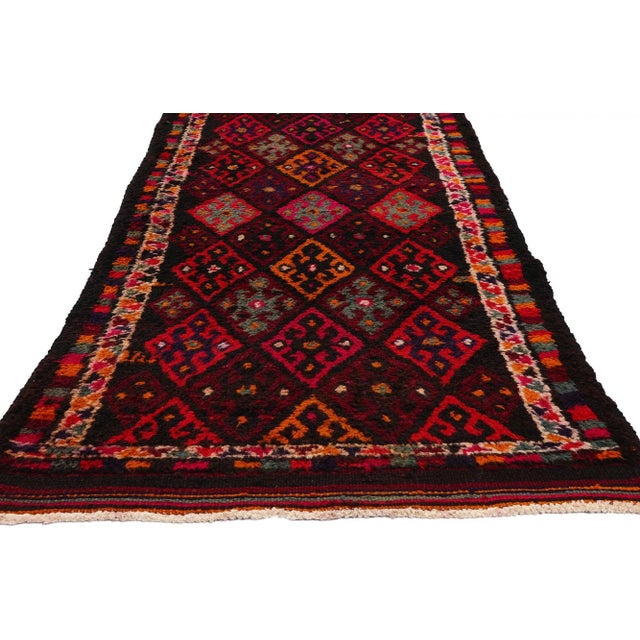 Vintage Kurdish Tribal Rug Runner - 02'10 X 13'00 For Sale - Image 4 of 9