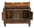 Mid-Century Modern Antique Indian Damchiya Chest – Hand-Carved Bridal Trunk Sideboard Console 52 For Sale - Image 3 of 8