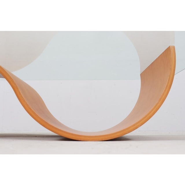 Wood Coffee Table in Organic Shape, Italy, 1980s For Sale - Image 7 of 15