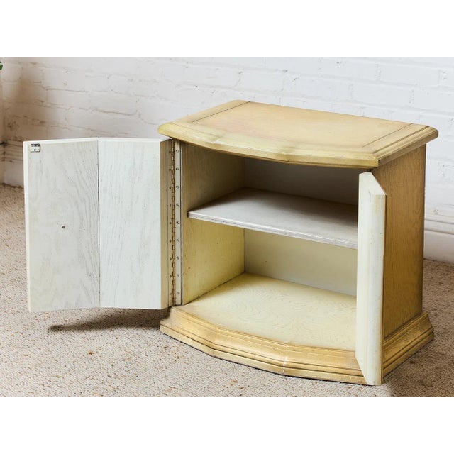 Wood Hollywood Regency Vintage Ornate Spanish Revival, Nightstands or End Tables For Sale - Image 7 of 9