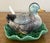Green Bordallo Pinheiro Figural Lidded Duck For Sale - Image 8 of 10