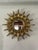 Vintage 1960s French Style 16.5" Gilded Sunburst Wall Mirror For Sale - Image 15 of 15