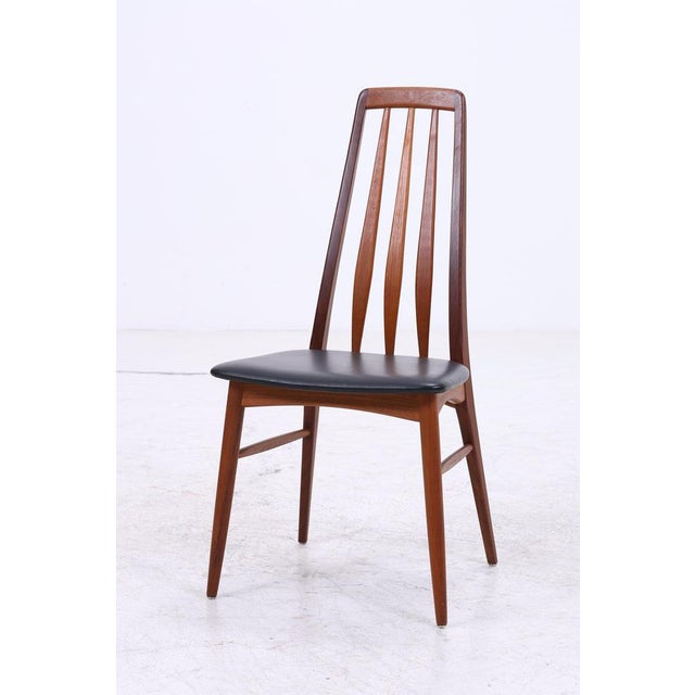 Danish Eva Chairs in Teak by Niels Koefoed, Set of 4 For Sale - Image 6 of 18