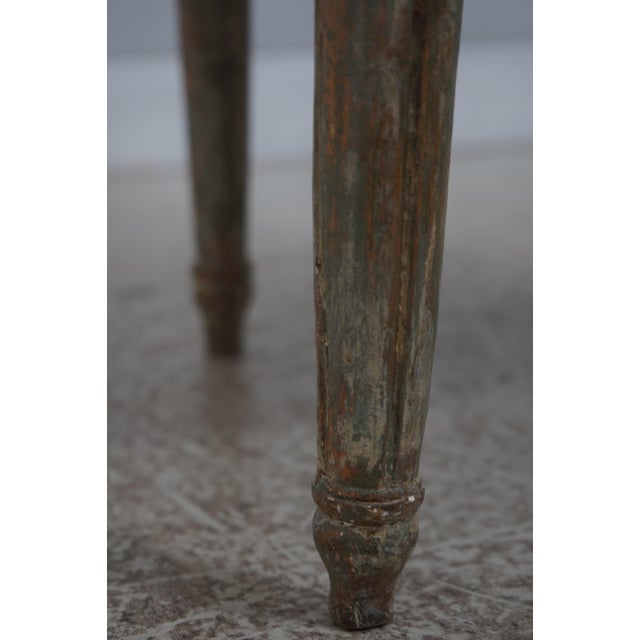 Pair Vintage French Louis XVI Painted Armchairs For Sale - Image 13 of 18
