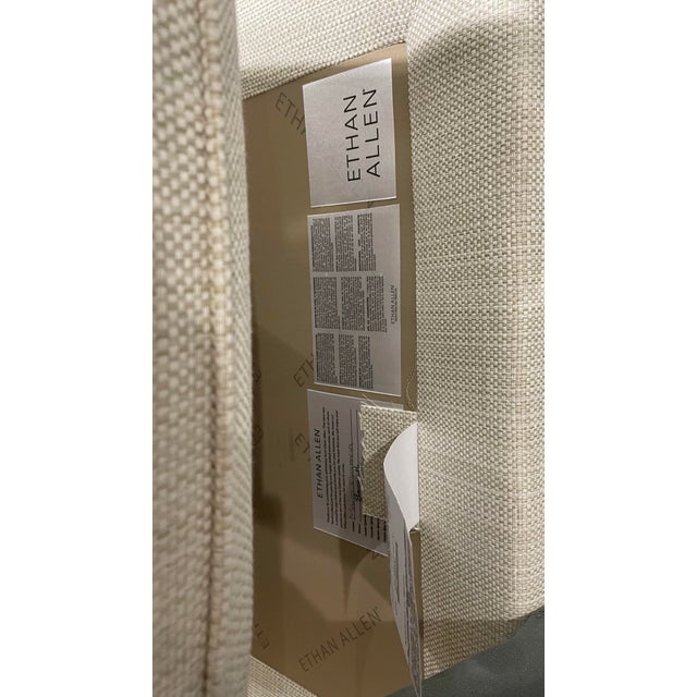 Ethan Allen Ivory Bennett 3-Pc Sectional Sofa For Sale - Image 10 of 10