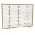 Brilliant Gold Lily Stems Fireplace Screen Iron For Sale