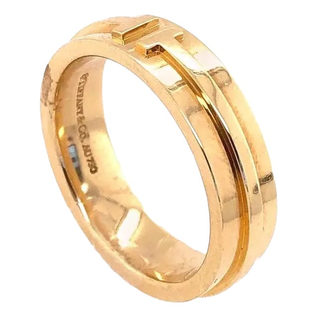 Tiffany & Co. 18 Karat Yellow Gold Wedding Ring / Band For Sale