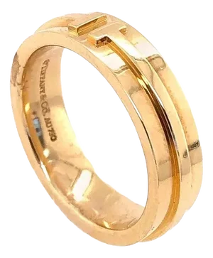 Tiffany & Co. 18 Karat Yellow Gold Wedding Ring / Band