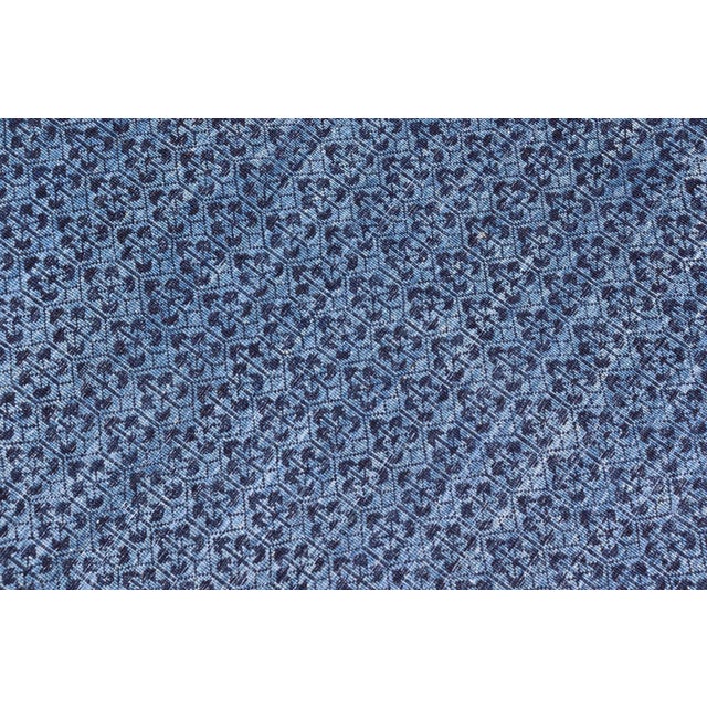 Mamluk Rug With All-Over Ottoman Design in Navy Blue Blue and Charcoal For Sale - Image 12 of 12