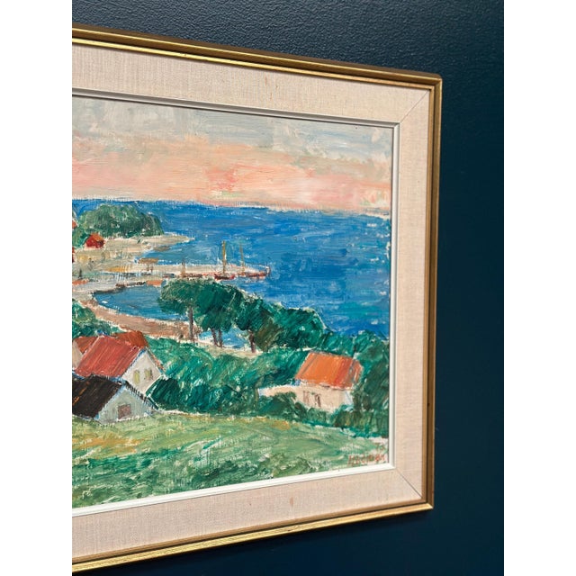 John Hedman, Coastline, 1973, Oil on Panel For Sale - Image 13 of 18