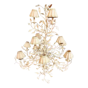Wrought Iron Tree Branch Chandelier