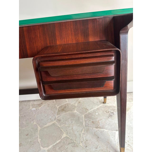Console Desk attributed to Vittorio Dassi, Italy, 1950s For Sale - Image 4 of 17