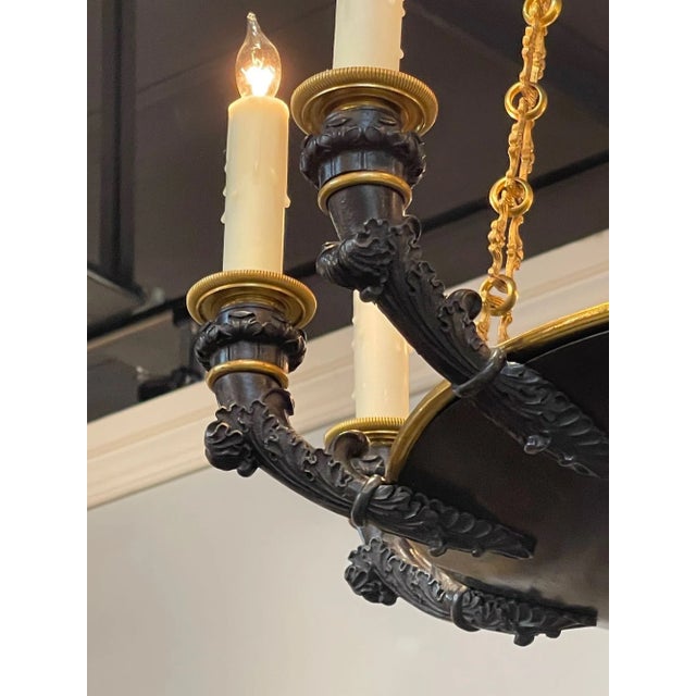 French Empire Chandelier For Sale - Image 4 of 8