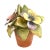 Italian Ceramic Potted Flowers for Bergdorf Goodman For Sale