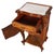 Rococo Italian Hand-Carved Walnut Bedside Tables with Marble Tops, 1940s, Set of 2 For Sale - Image 3 of 9