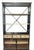 Huge Industrial Open Shelf Iron & Teak Wood Glass Door Bookcase For Sale - Image 4 of 7