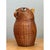 Camel Vintage Shanghai Weave Rattan Owl Basket For Sale - Image 8 of 12