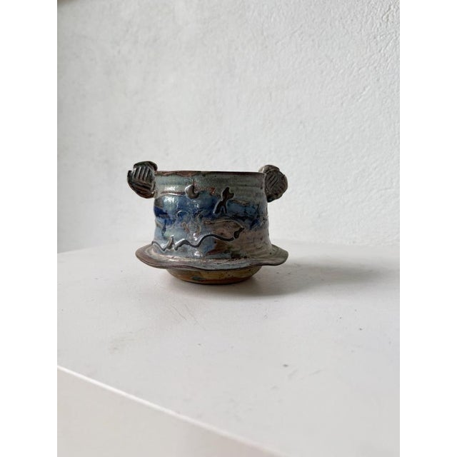 1960s Ceramic Bowl with Handles Yvon Gauchot, 1960s For Sale - Image 5 of 18