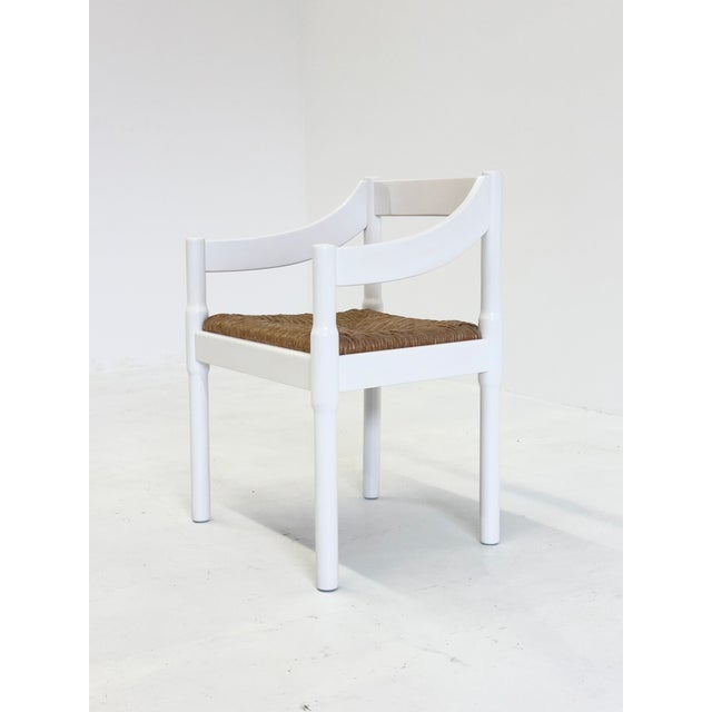 Beige Vintage Carimate Chairs by Vico Magistretti, 1970s, Set of 2 For Sale - Image 8 of 18