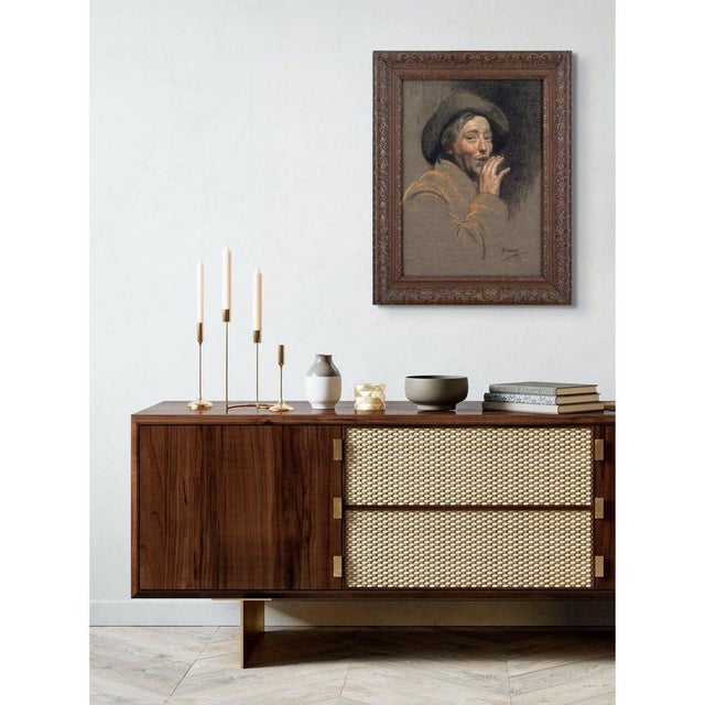 Herbert Johnson, Harvey the Whisper, SelfPortrait, 1920s, Pastel