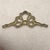Hollywood Regency Vintage Mid 20th Century Brass Ribbon Wall Mount Decor For Sale - Image 3 of 6