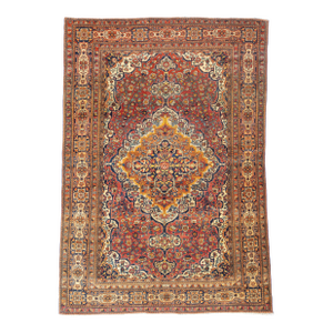 Antique Persian Mohtasham Kashan Rug 4'6'' X 6'6''