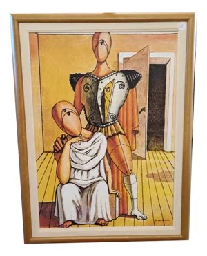 Giorgio De Chirico, Silkscreen, Framed
