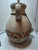 1980s Southwest Navajo Jug Design Plaster Mid Century Table Lamp For Sale - Image 4 of 8